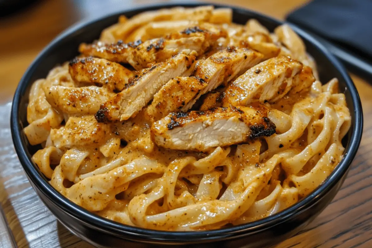 One-Pot Spicy Chicken Linguine in Creamy Sauce