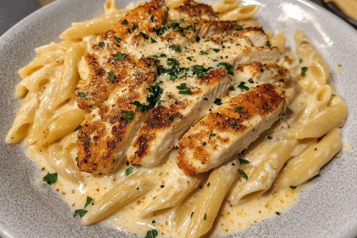 Creamy Cajun Chicken Pasta with Garlic Butter Parmesan Sauce